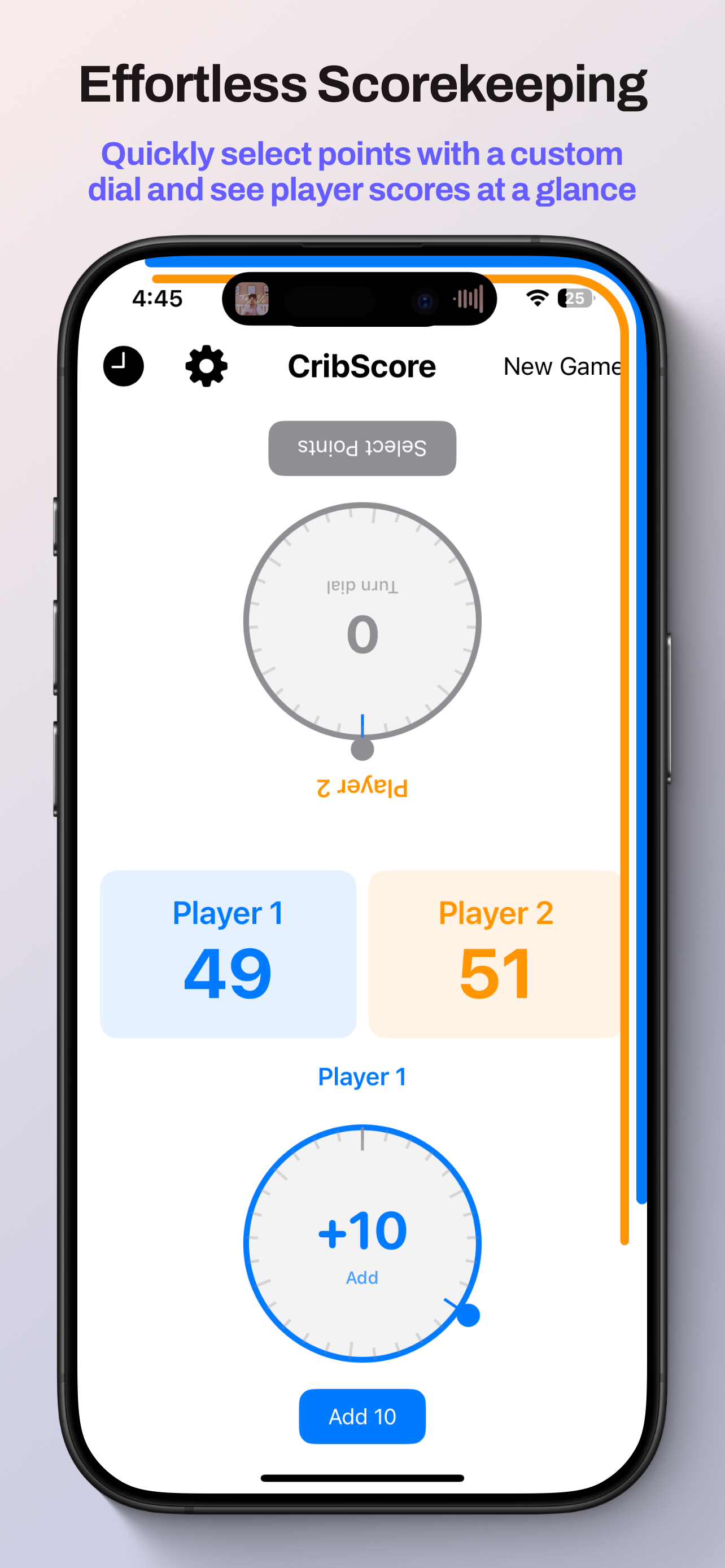 CribScore - Effortless Scorekeeping